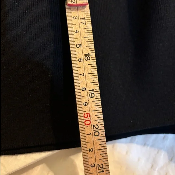 There-Elsewhere Black Collared Compact Knit Top S/M - Picture 11 of 11